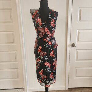 Sam Edelman Embroidered Ruffle Mesh Dress – Size 4 – NWT – $158 MSRP